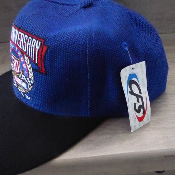 NASCAR 50th Anniversary 1948-1998 Vintage Snapback Hat - Picture 2 of 7